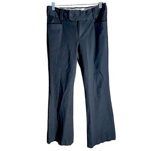 Banana Republic Black Trouser No. 323 Martin‎ Fit Stretch Bootcut Pants 10